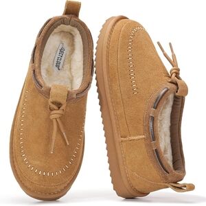 PROJECT CLOUD Genuine Leather Slippers / Moccasins